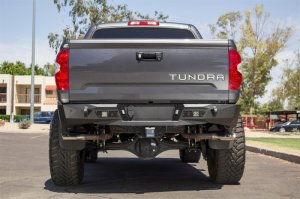Toyota Tundra Bumper - Rear - Addictive Desert Designs - Stealth Fighter - Hammer Black - `14-`27